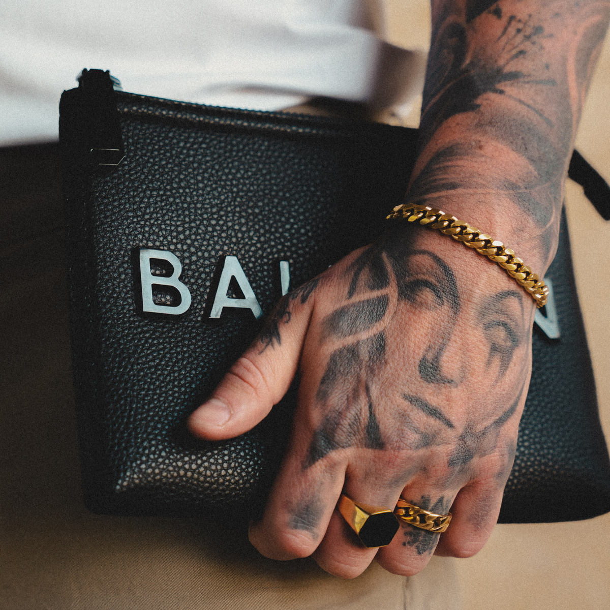 Curb Chain Bracelet X Curb Chain Necklace Set - 18K Gold