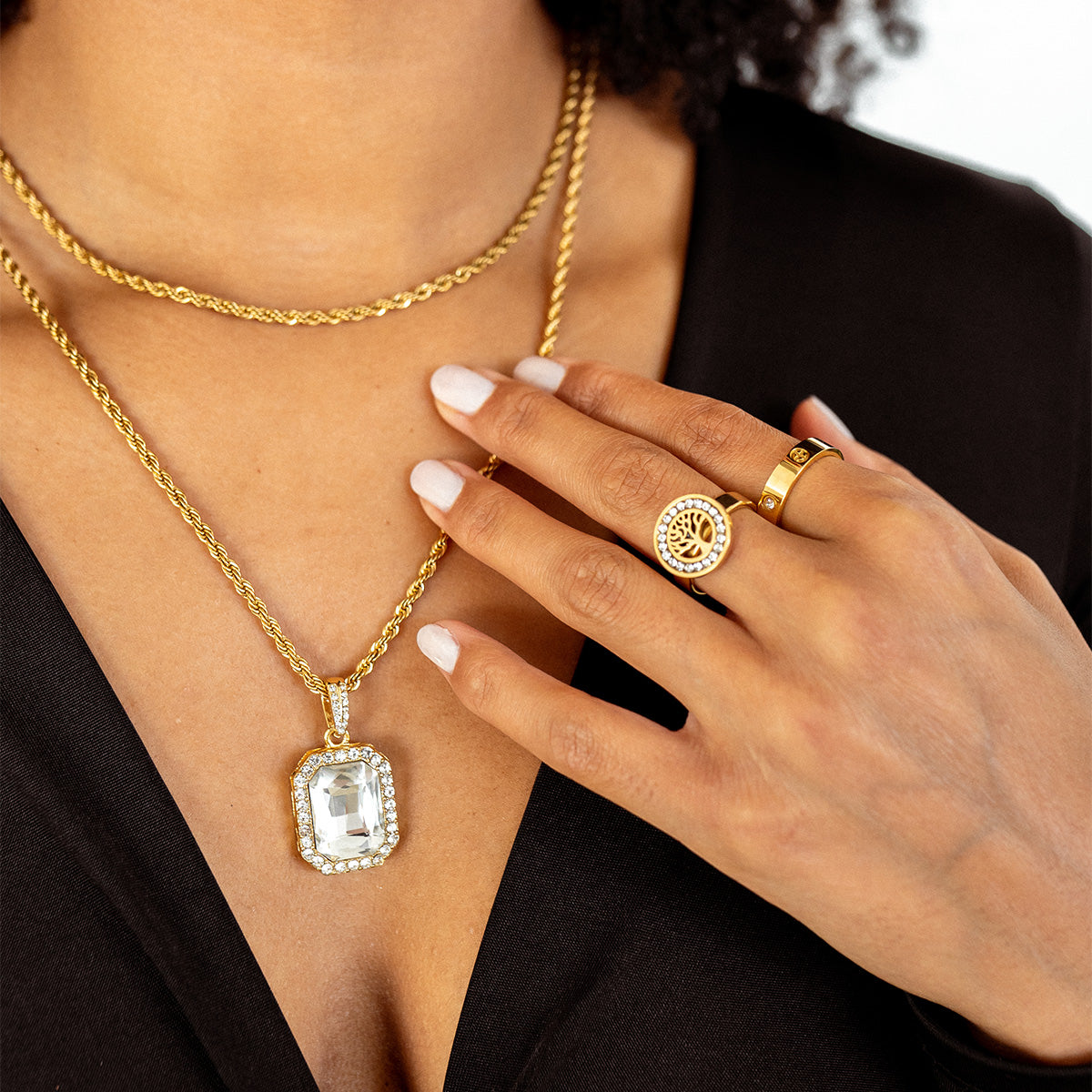 Rope Chain Necklace - Gold